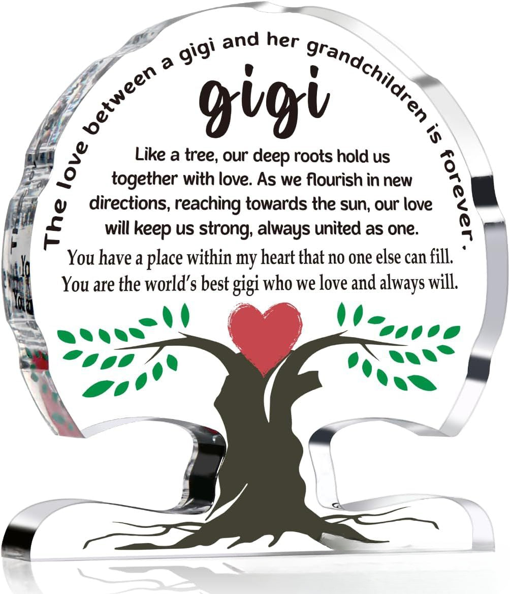 Wholesale of Acrylic Tree Shaped Ornaments for Mother's Day and Father's Day